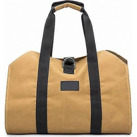 Sac de transport de bûches étanche pour cheminée grand sac de rangement de bois extérieur solution de transport de bûches durable (1/5)
