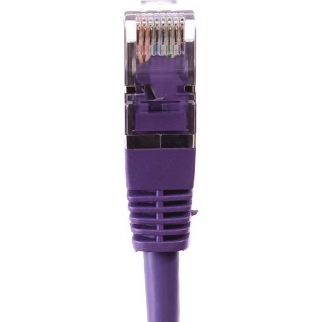 Cordon de brassage RJ45 CAT 6 F/UTP - 2m Violet (1/3)