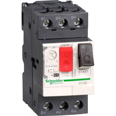 Telemecanique GV2ME05 Motor circuit breaker 0.63 to 1A 3P