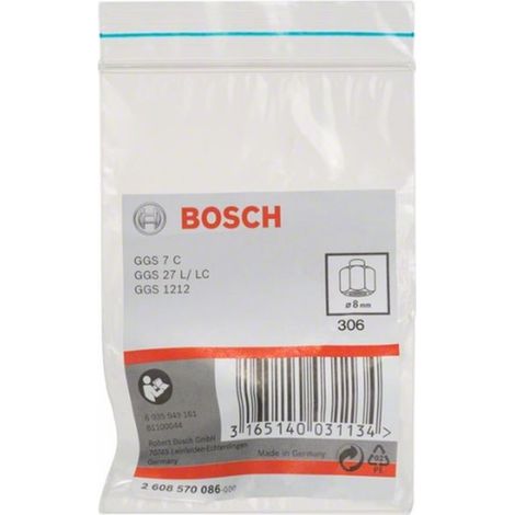 BOSCH PINZA FIJACIÓN: 8MM- CON TUERCA TENSORA
