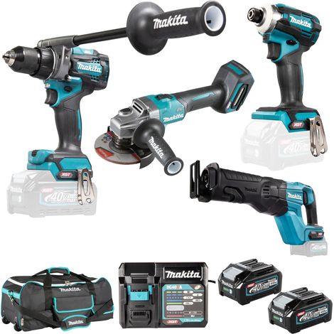 Kit combinado Makita Batería recargable DK0126G401 de 40 V y 4 Ah (1/4)
