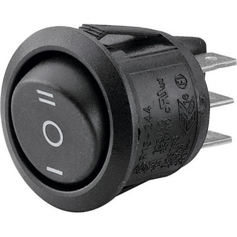TRU COMPONENTS 1587660 Wippschalter TC-R13-244D-02 250 V/AC 10 A 2 x Ein/Aus/Ein  rastend/0/rastend