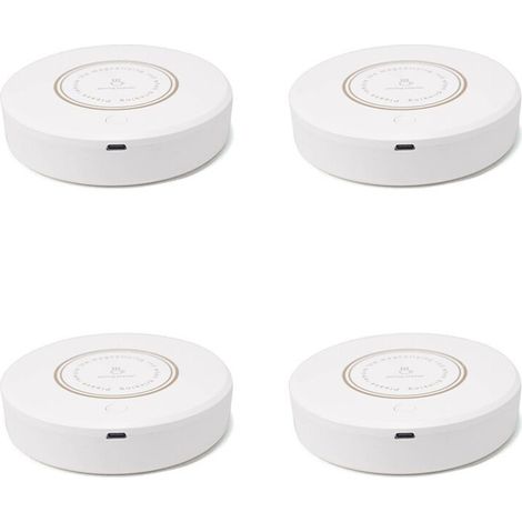 Mini agitador magnético de 4 velocidades, agitador automático de bebidas, recargable mediante USB-C, apto para vasos de vidrio y cerámica. (1/4)