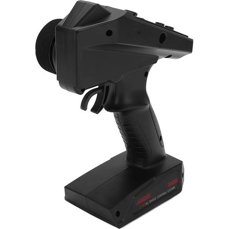 Système de radiocommande RBR/C 2,4 GHz avec émetteur et récepteur radio 6 canaux pour voiture, bateau et char radiocommandés (1/5)