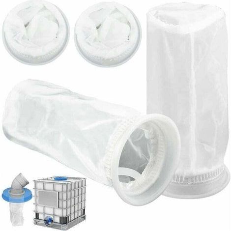 Lot de 4 Filtre IBC en Nylon pour réservoir d'eau de Pluie IBC 1000 litres, Filtre en Nylon Raccord de Couvercle de réservoir IBC pour réservoir d'eau de Pluie IBC (1/4)