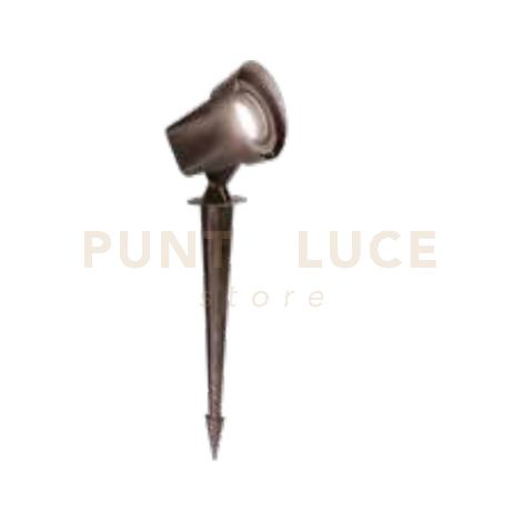 PALETTO GURU 1 LUCE ATTACCO GU10 MARRONE ORIENTABILE