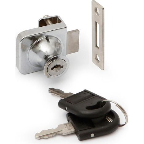 cerradura bombillo cristal 32x36 d20x20 cromo llaves difetenes (1/3)