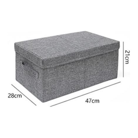 Boîte de rangement pour jeans, organisateur de vêtements, boîte de rangement pour vêtements jeans, organisateur de tiroir pliable, organisateur de vêtements lavable avec compartiments pour jeans(2pcs, (1/4)