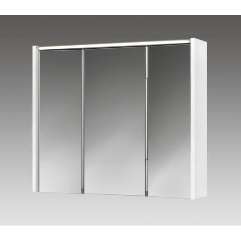 Spiegelschrank Arbo Farbe:weiß, Mat. MDF/Holz (1/3)