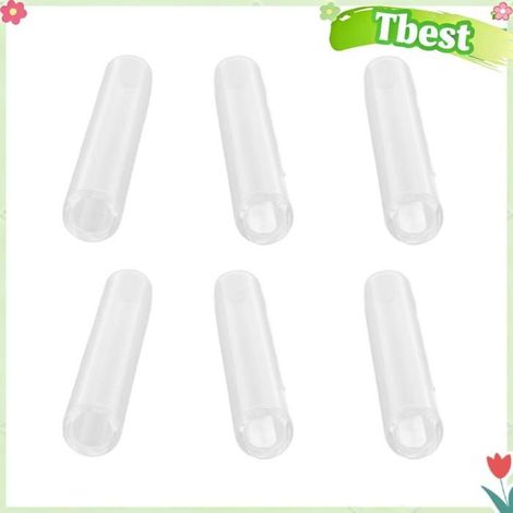 Tbest Tubes en Verre Borosilicaté 6pcs 12mm OD, 8mm ID, 2mm Épaisseur avec Brosse de Nettoyage (1/4)