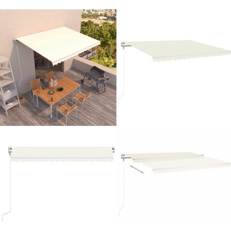 Markise Automatisch Einziehbar 400x350 cm Creme - Markise - Markisen - Home & Living (1/5)