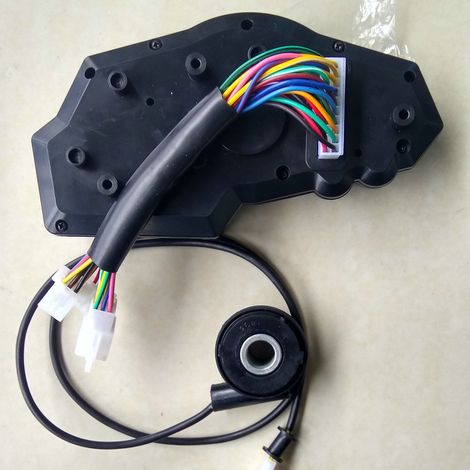 Elektronischer LCD-Tachometer für Motorräder, Sportwagen, Straßenrennwagen und getunte Motorräder – KAWASAKI 300 (1/2)