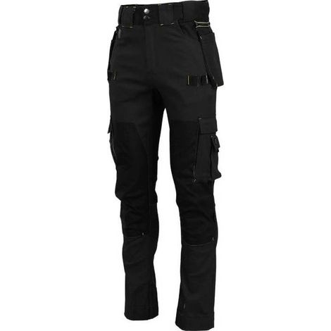 Pantalon de Travail Howard - Taille 40 - Noir - Résistant et Confortable - D-Work