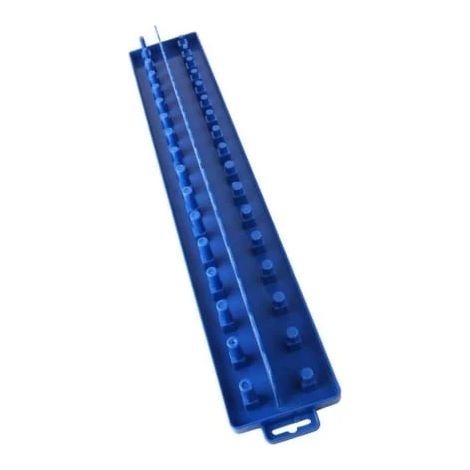Support de rangement pour douilles 1/2", boîte à outils, bleu métrique L, 1 jeu, bleu métrique L (1/5)