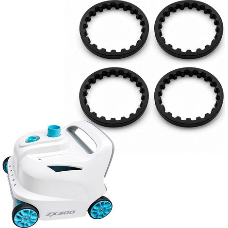 4 Pack Replacement Belts Compatible with ZX300 ZX300 Deluxe Pool Vacuum Cleaner T5-B6-Z19 96mm Brush Drive Belt Repair Kit (1/5)