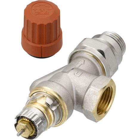 Corps équerre inversée de robinet réglable à douille auto-étanche RA-N 15 - 1/2" (15/21) - Danfoss