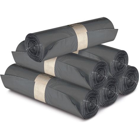 BRB Müllsäcke, grau, 100 Liter, Stärke 20 µm, BxH 780x990 mm, VE=300 Stück