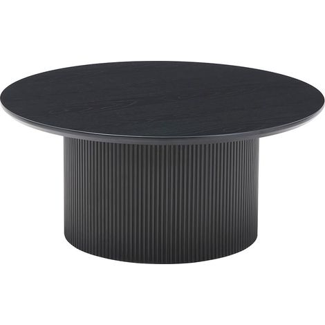 Home Deluxe Couchtisch Rund ADELINA Dark Oak I Couchtisch Rund ADELINA Tisch Coffeetable Beistelltisch 
