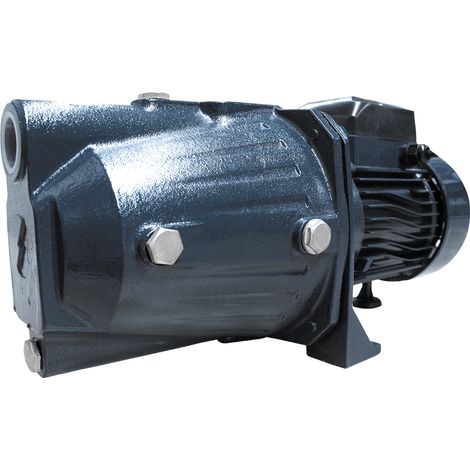 Bricoferr Pompe à eau Jet Pump 100 – 1 HP, hauteur d’élévation 40 m, 55 L/min (1/2)
