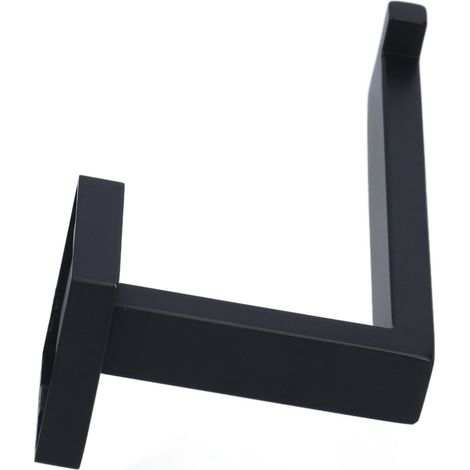Porte-Rouleau de Toilette en Acier Inoxydable Noir pour Salle de Bain et Cuisine, Résistant à la Corrosion
