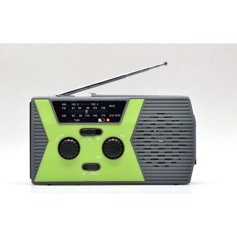 ALLIANDIS Radio multibande à affichage numérique pour personnes âgées avec radio portable d'urgence réglable à commande manuelle (1/5)