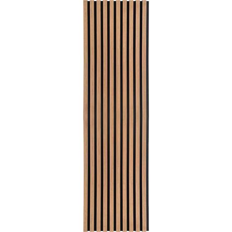 HOME DELUXE Wandpaneel Akustikpaneel SONIC Oiled Oak - 240 x 40 cm, 0,96m²-  Akustik Wand Paneele , Lamellenwand, Akustik Paneele  Akustikpaneel Akustikpaneele Akustik Paneele (1/5)