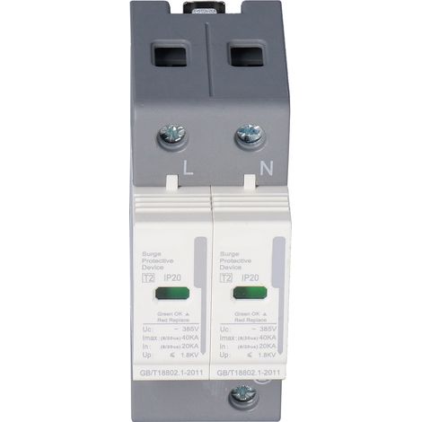 Parafoudre BERM, dispositif de protection contre les surtensions (SPD), protecteur de circuit électrique 220 V/380 V, 2P40KA (1/5)