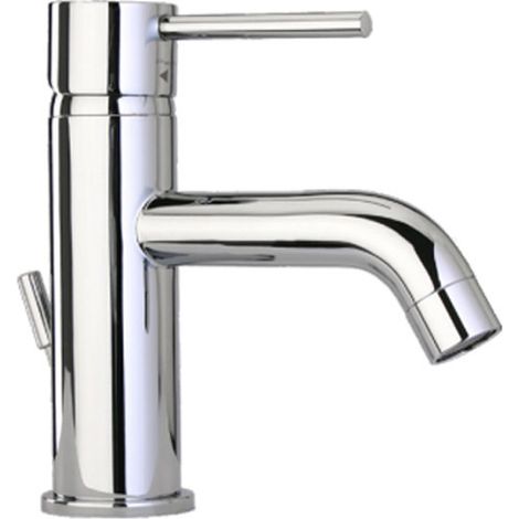 Miscelatore Lavabo Paini Leva Sottile Minimal - In Ottone Verniciato Cromo (1/2)