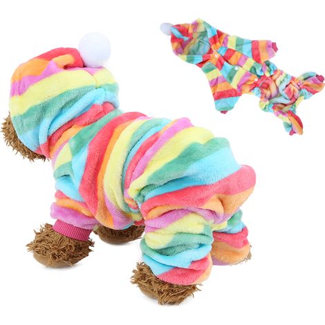 Warmer Winteroverall für Hunde und Katzen, weicher Schlafanzug für Kleintiere (1/5)