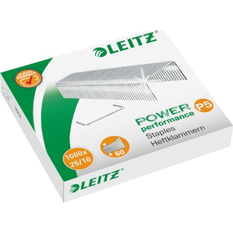 Leitz Power Performance P5 Paquete de grapas 1000 grapas