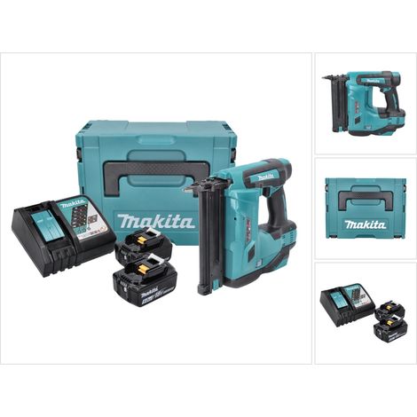 Clavadora 18 V Li-Ion 5 Ah MAKITA - 2 baterías, cargador, maletín - DBN500RTJ (1/5)