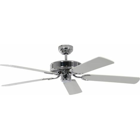 Potkuri Deckenventilator, Stahl/Weiß (1/3)