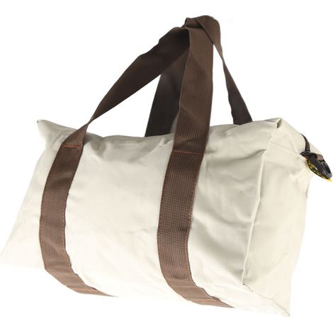 Sac à outils à large ouverture, étanche, haute capacité de charge, étui de rangement pour quincaillerie, sac à main en toile grise 40 cm (1/5)