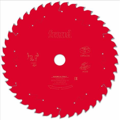 Lame pour scie circulaire portative sans fil FREUD - Ø305 2,2/1,6 AL30 Z42 BA 5° - F03FS10065 -FR29W004MC (1/2)