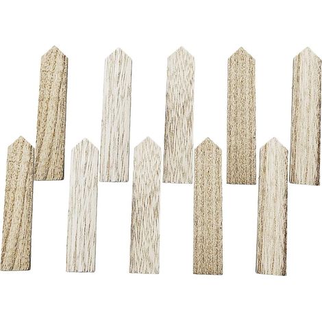 Lot de 20 étiquettes en bois pour plantes succulentes, marqueurs de jardin (1/5)
