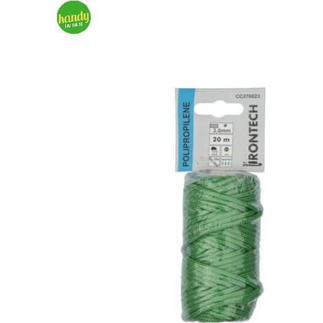 Treccia per veneziana HT in polipropilene Ø 3 mm. verde 20 mt. (1/2)