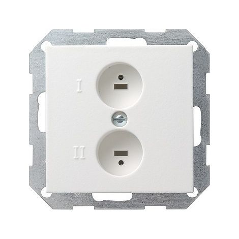 PRISE HAUT PARLEUR BLANC PUR MAT GIRA 40227 040227