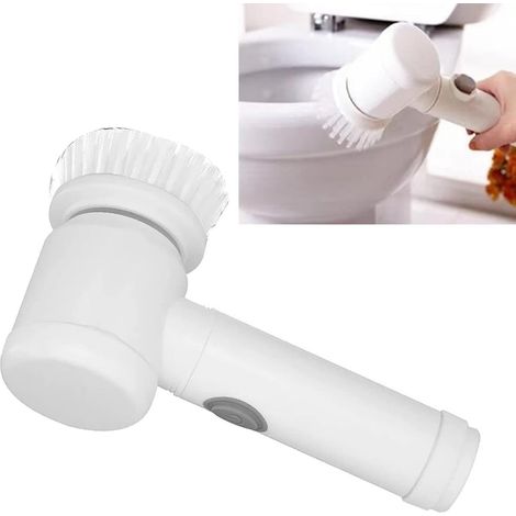 Efficient Cordless Bathroom Cleaning Brush for Kitchen Nylon