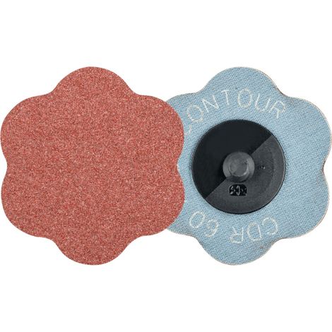 PFERD TOOLS COMBIDISC Korund Schleifblatt CDR Ø 60mm A60 CONTOUR für Konturen 50 Stk (1/5)