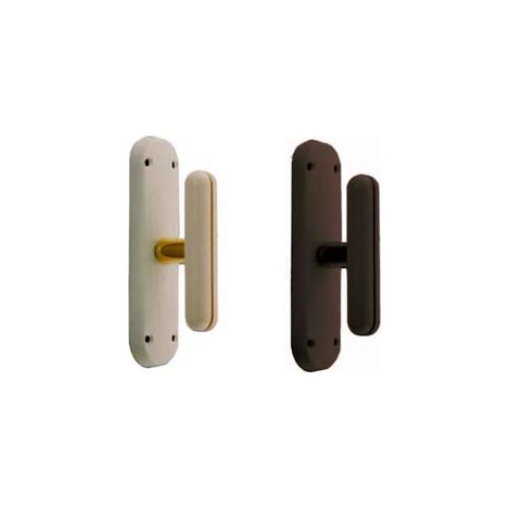 CREMONESE MOD. BRASILIA PER FINESTRA NYLON E OTTONE- - nera - 2 pezzi