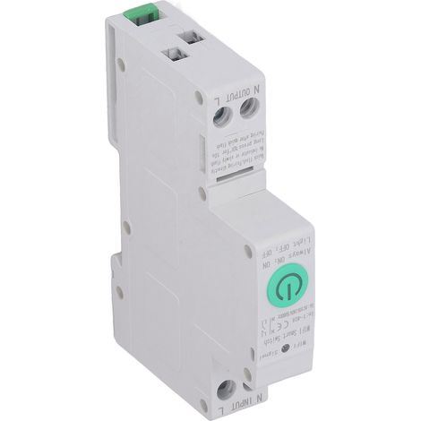 Disjoncteur intelligent WiFi 1P 40A pour application Tuya, commande à distance, détecteur de fuites, interrupteur à air AC100‑240V (1/5)