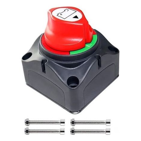 12V-48V-Schutzschalter, Batterieschutzschalter, Batterietrennschalter, Batterie-Isolatorschalter, Autobatterie-Trennschalter, für Autos, Boote, LKWs, Wohnmobile, Reiseanhänger (1/5)