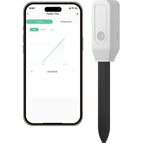 intelligent testeur humidité plante mesure de l'humidité du sol capteur hygrométrique WiFi pour le jardinage, l'agriculture et les plantes (1/4)