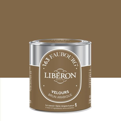 LIBERON Peinture brun arabique multisupport 163 faubourg LIBÉRON velours 0.5 l