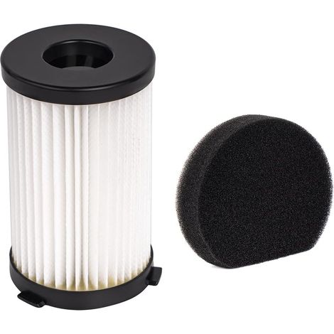 YanBan 4 filtres HEPA + 4 éponges compatibles avec MooSoo D600/D601 iwoly V600, pour Ariete Handy Force 2759/2761, pour Conga Thunderbrush 520/550/560 (1/4)