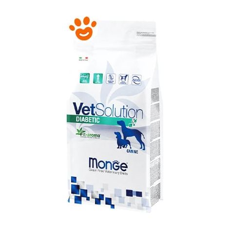 Monge Dog VetSolution Diabetic  - Monge Dog VetSolution Diabetic - Sacco Da 2 Kg