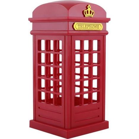 Lampe de chevet - Vintage - London - LED jaune - Rechargeable USB - Dimmable tactile (1/4)