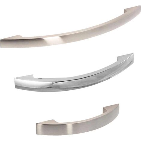 Maniglia per mobili in stile moderno linea Design 30 - 64 Cromo Lucido