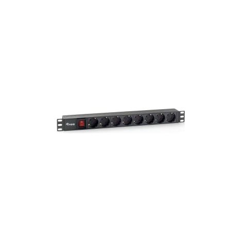 Regleta 19 8 Tomas Schuko Equip 333283 Negro (1,8 m)