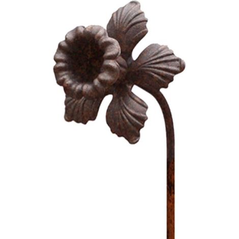 Daffodil Metal Flower Stake 3 Pk 92cm Garden Pride